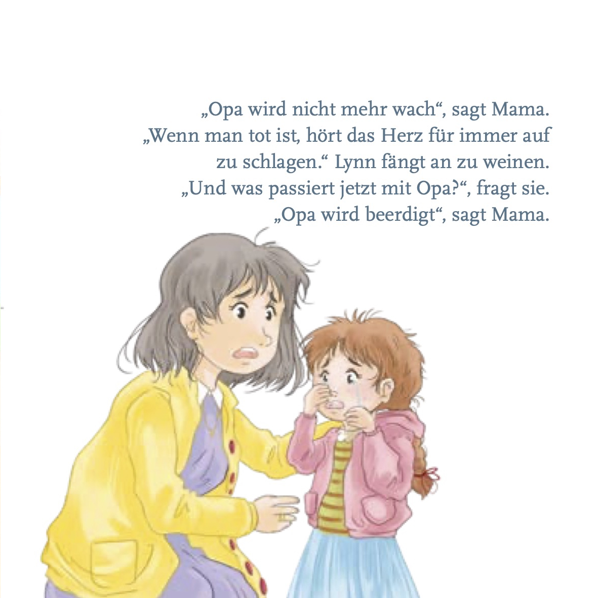 DELA Lebensversicherungen - Pixi Kinderbuch - Lynn und Opas Tod - S.6