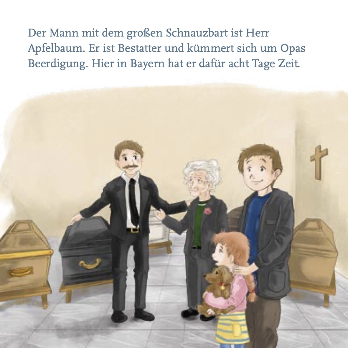 DELA Lebensversicherungen - Pixi Kinderbuch - Lynn und Opas Tod - S.7