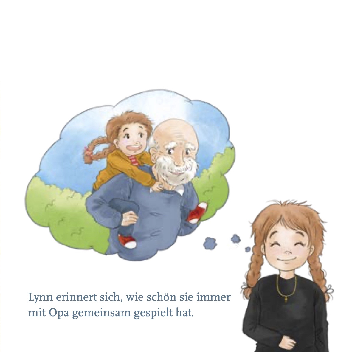 DELA Lebensversicherungen - Pixi Kinderbuch - Lynn und Opas Tod - S.14