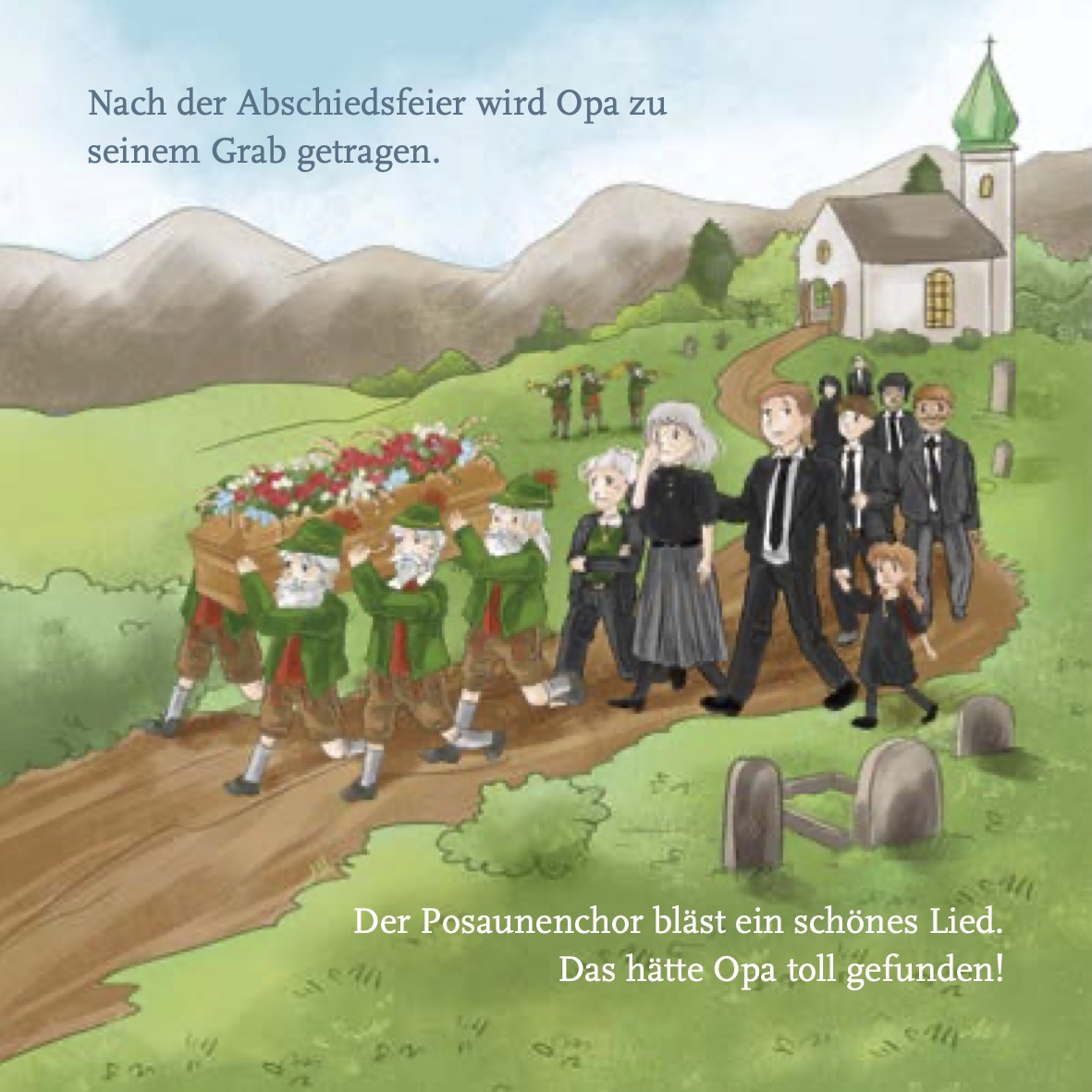 DELA Lebensversicherungen - Pixi Kinderbuch - Lynn und Opas Tod - S.17