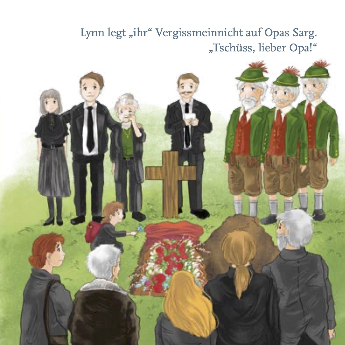 DELA Lebensversicherungen - Pixi Kinderbuch - Lynn und Opas Tod - S.18
