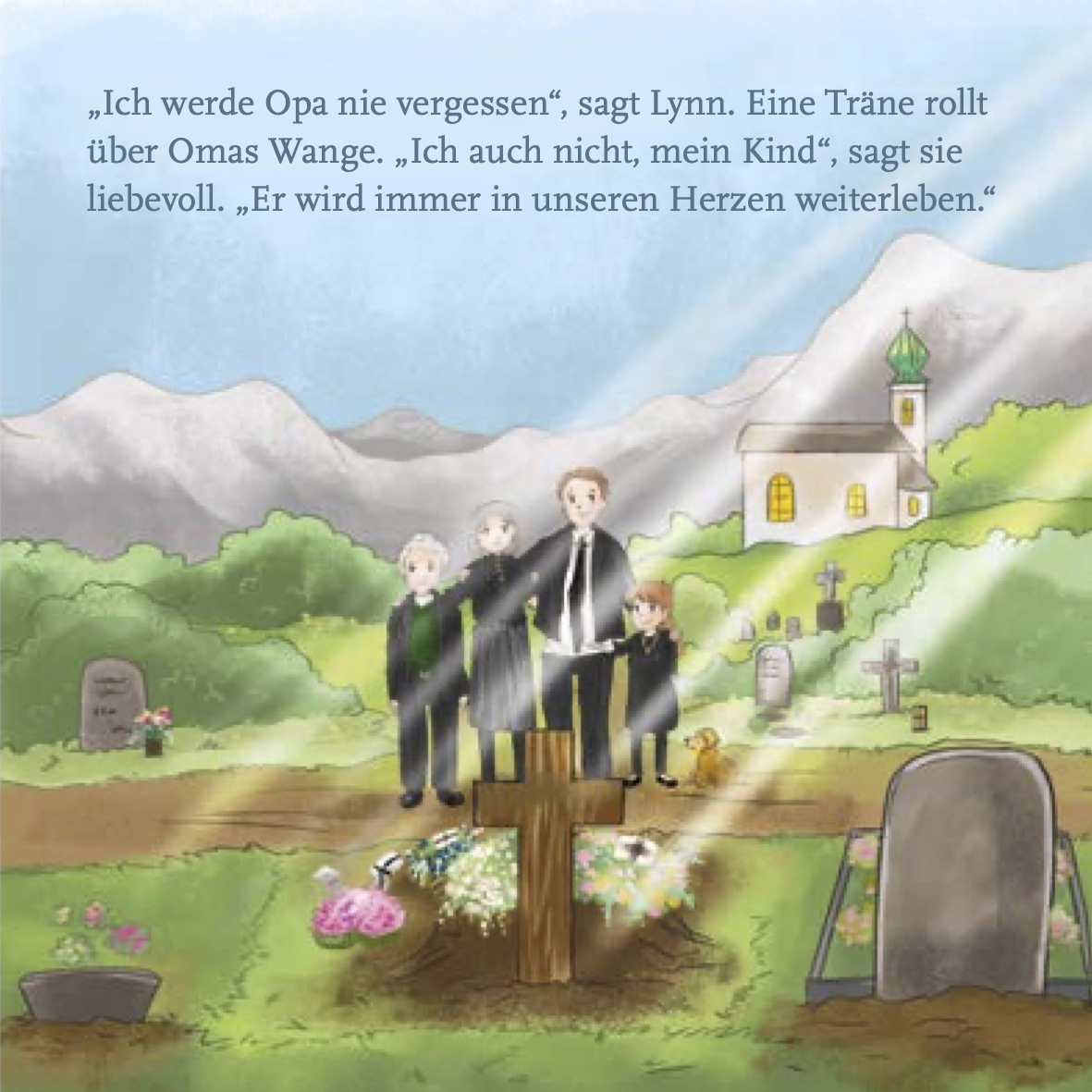 DELA Lebensversicherungen - Pixi Kinderbuch - Lynn und Opas Tod - S.26