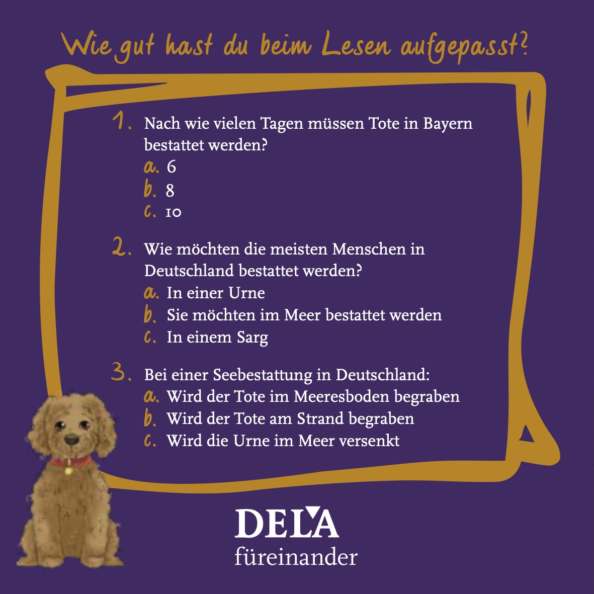 DELA Lebensversicherungen - Pixi Kinderbuch - Lynn und Opas Tod - Rückseite